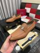 Ferragamo Brown Calfskin Leather Man Shoes 052508 (5)_th.jpg